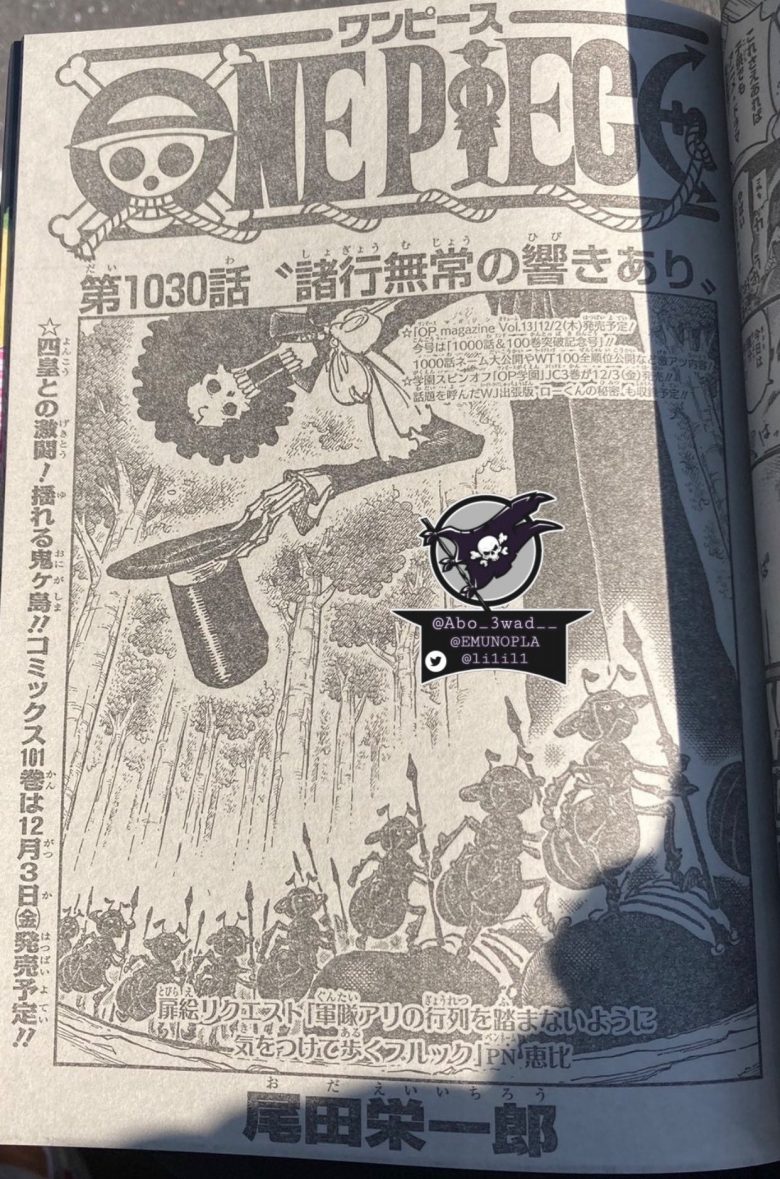 One Piece Chapter 1030 Spoilers Released Heres What You Need To Know Dc News 