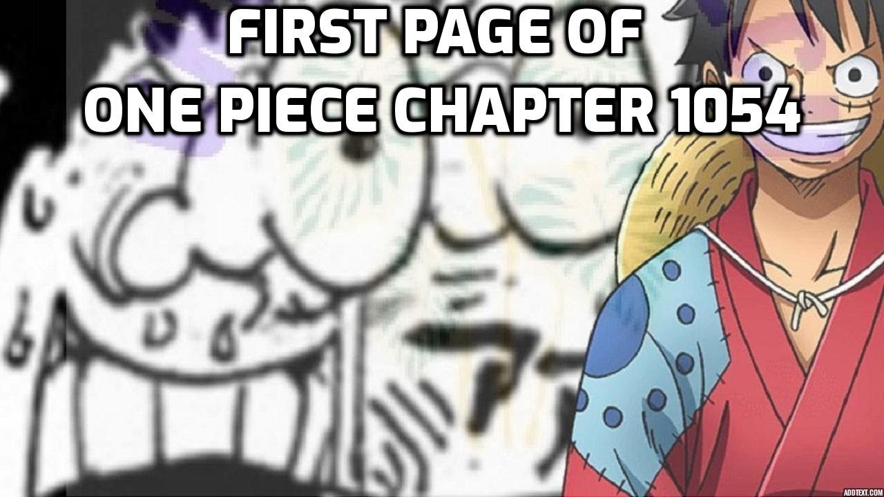 Trending Raw Scans For One Piece Chapter 1054 Spoilers Leaks Release Date Storyline And Much 