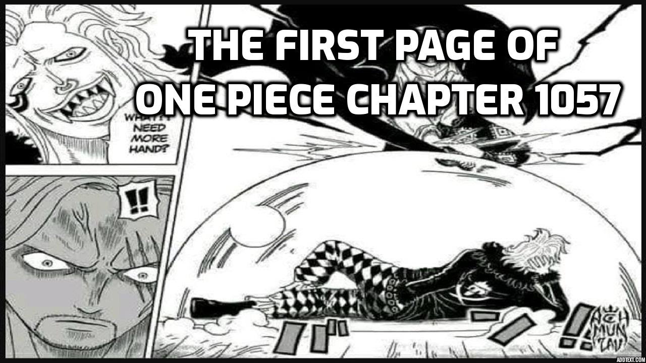 One Piece Chapter 1057 Latest Spoilers Release Date Preview Leaks Summary Much More Dc News