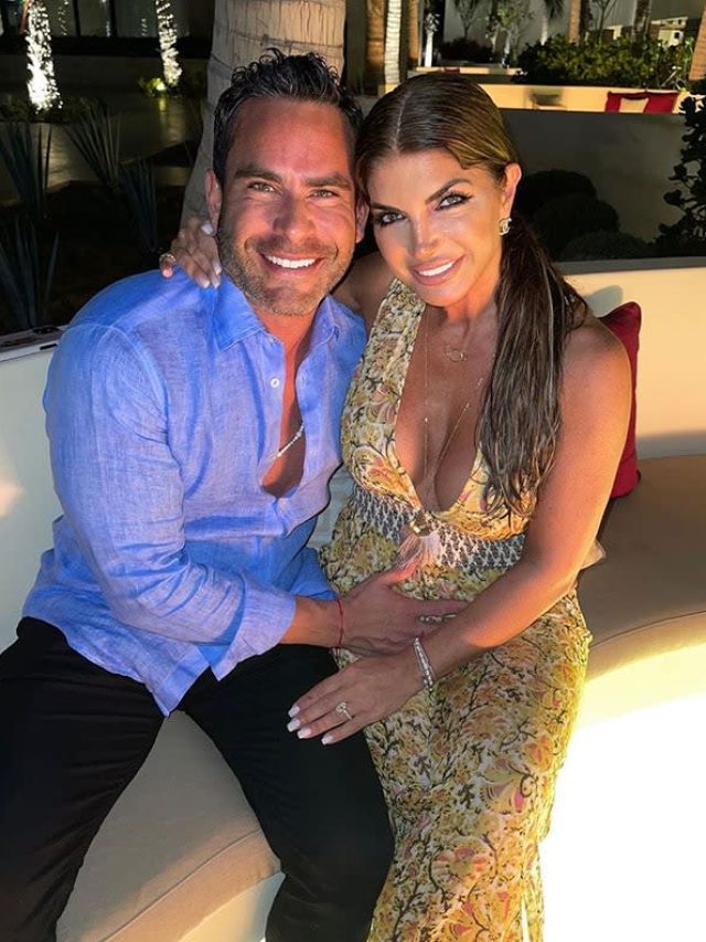 Teresa giudice and luis ruelas are all over each different on mykonos honeymoon