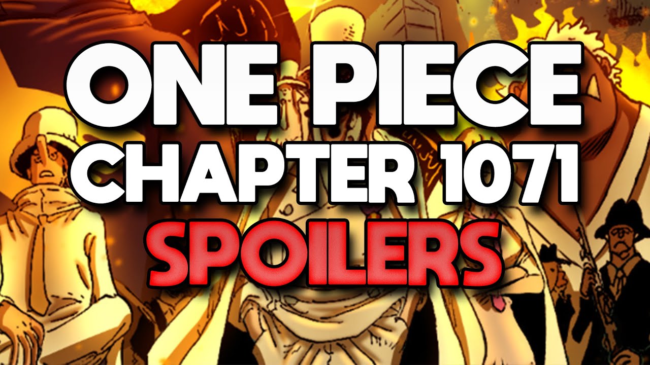 [new] Read One Piece Chapter 1071 Raw Scans Storyline Updates And What